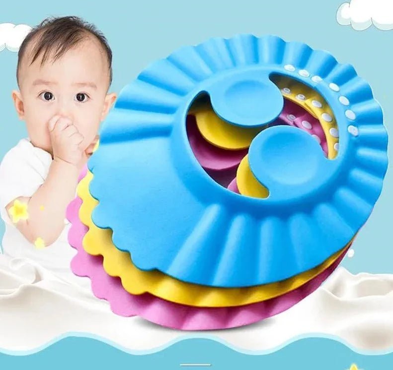 Visière chapeau pour douche bébé I ShampooCap™ - Petitmondemagik.com