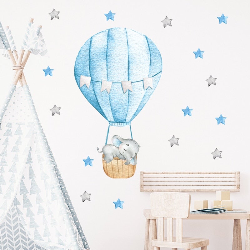 BabyElephant™ - Autocollants muraux pour chambre de bébé | bébé - Petitmondemagik.com