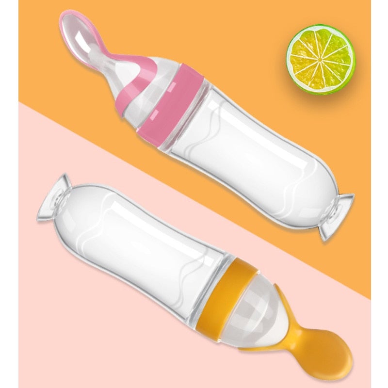 Biberon avec cuillère pour nouveau - né | EasyBottle™ - Petitmondemagik.com