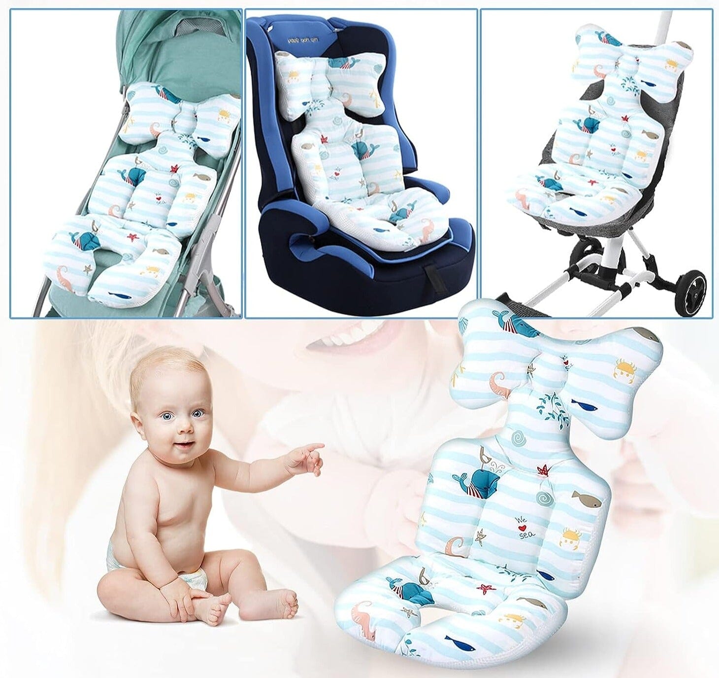 ComfyBabe™ - Coussin siège et poussette Auto - Petitmondemagik.com
