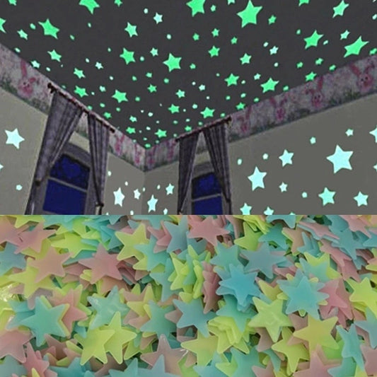 DarkStars™ - Étoiles 3D scintillantes dans la nuit | bébé - Petitmondemagik.com