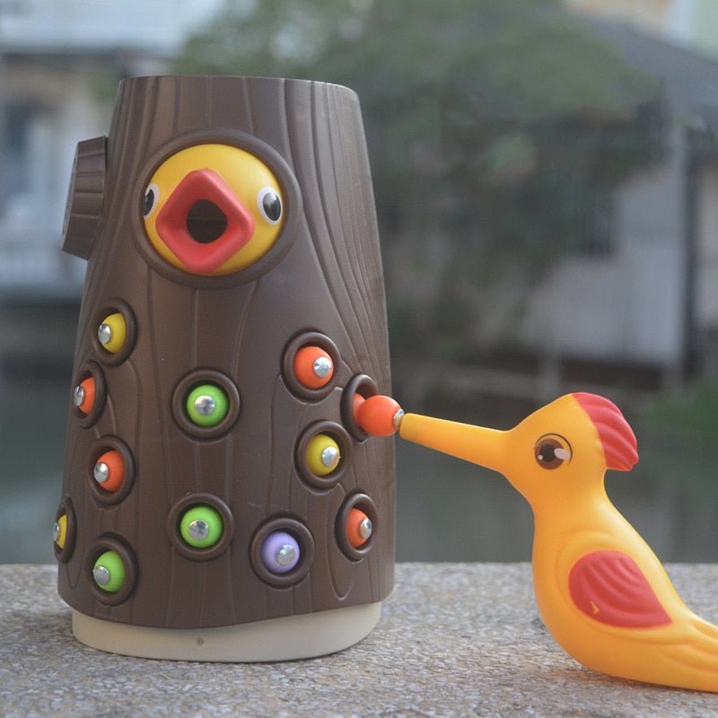 FeedingBird™ - Jouets magnétique attrape - ver | Jeux enfants - Petitmondemagik.com