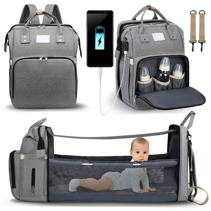 Sac à langer portatif | Berceau de voyage BabyNappy™ - Petitmondemagik.com
